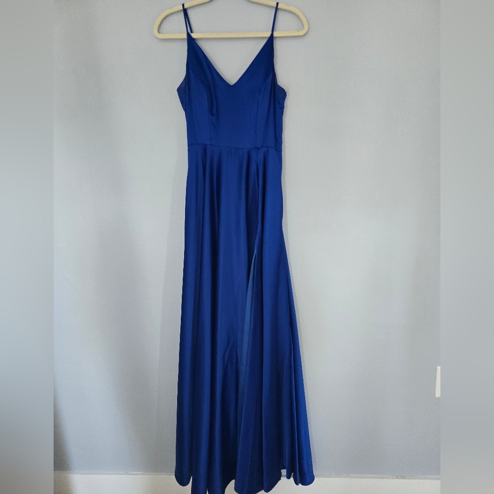 Elegant Blue Women's Dress